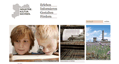 Desktop Screenshot of industriekultur-in-sachsen.de