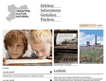 Tablet Screenshot of industriekultur-in-sachsen.de